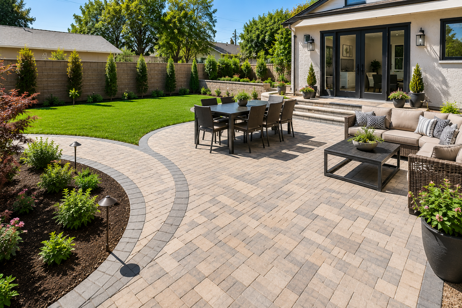 Completed Cali View outdoor construction project