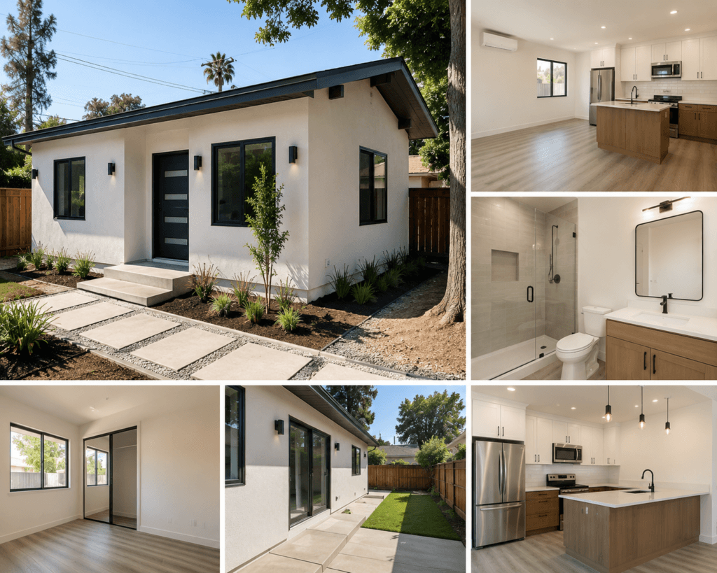 Modern Detached ADU Construction in North Hollywood by Cali View Builders