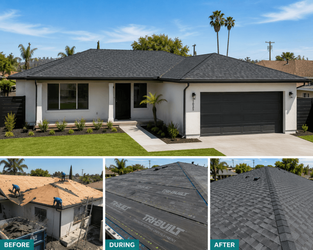 Complete Roof Replacement in Inglewood by Cali View Builders